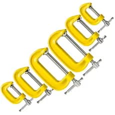 Kit Jogo De Grampos Profissional Tipo C Com 6 Peças