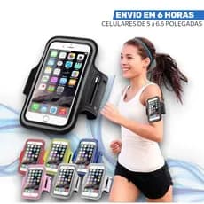 Braçadeira Suporte De Celular Capa De Braço Corrida Treino Caminhada Academia Bicicleta Bike