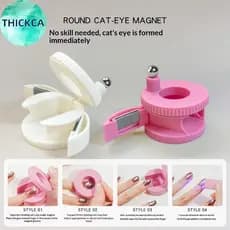 thickca DIY Olho De Gato Prego Ímã Profissional Arte Do Caneta Magnética Para Iniciantes Salão De Beleza Qualidade Ferra