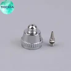 thickca 3/10 Peças Kit De Reposição De Aerógrafo Com Bico De 0.2/0.3/0.5 Mm , Agulha , Tampa De Chave Pequena br