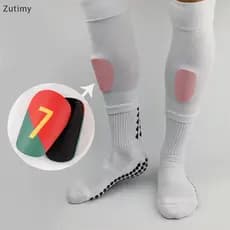 [Zutimy] Caneleira De Futebol Protetor De Perna Leve E Fino Mini Caneleiras Protetora Antiderrapante Para Treinamento Es