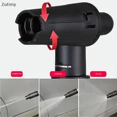 [Zutimy] Bocal Giratório De 360 Graus Para Água De Alta Pressão Pode Ser Ventilado Ou Jato De Reto Lavagem De Carro COD