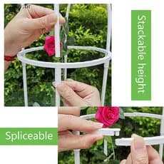 [zitgiy] 1 Conjunto De Treliça De Plantas De Escalada , Gaiolas De Suporte De Jardim Para Flores , Estrutura , Faça Você