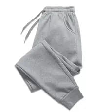 Calca De Moletom Unissex Tecido Grosso Ideal Para Inverno Cinza e Preta