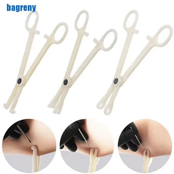 (Bea) Alicate Para Piercing De Corpo De Acrílico Descartável