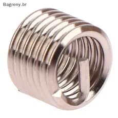 Bagreny 50Pcs Inserção De Rosca De Arame M6 X 1.0 1.5D Helicoil Reparo BR