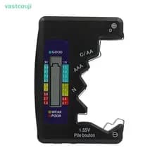 Vastcouji Testador De Bateria Digital Cdn AA AAA 3V Botão Capacidade Célula Che Detector Display LCD Capacitância Ferram