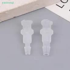 Vastcouji Luer Lo Adaptador Reto Através Da Placa PP Plástico Válvula De Ar Tubo Subpaaging Instrumento br