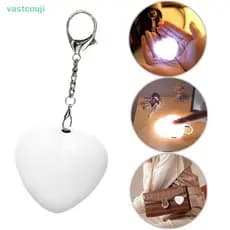 Vastcouji Toque Sensível Brilhante Forma De Coração Luz LED Detecção Automática Bolsa Ativado Noturna br