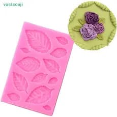 Vastcouji Molde De Silicone Em Forma De Folha , Folhas , Decoração De Bolo , Fondant , Biscoitos , Ferramenta De Cozimen