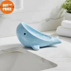 Suporte De Sabonete WEIYU Whale Design Com Drenagem Exclusiva Para Sabonetes Limpos E Secos BR