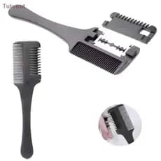 TUTU 1 Pcs Pente De Corte De Cabelo Bla Lidar Com Escovas Navalha Trimmin Ferramentas De Estilo De Salão BR