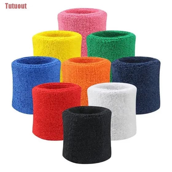 2pçs Munhequeira De Punho Para Tênis Badminton Squash Futebol