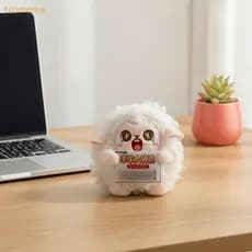 tr Kawaii Fofo Ovelha Pingente De Pelúcia Macio Cordeiro Boneca Chaveiro Criativo Bapa Decoração Pequeno Presente Para E
