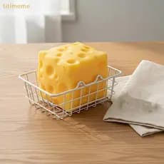 tr Squeeze Cubo De Queijo Bola De Estresse Amarelo Escuro Lento Shapeable Macio Brinquedo Anti-Stress Presente Para Amig
