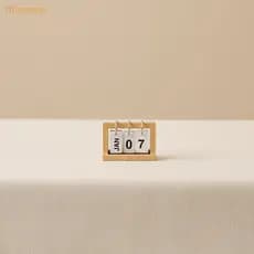 tr Mini Calendário De Mesa Decorativo Criativo Engraçado Simulação Ornamento Para Casa Quarto Escritório Bancada Decoraç