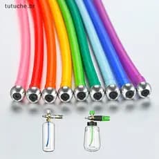 Canhão De Espuma TU 24.5 Cm Palha Macia tte Borracha De Silicone Colorida Com Filtro De Gravidade De Aço Inoxidável BR