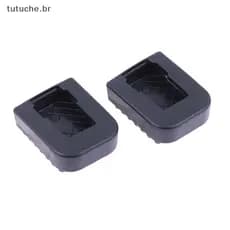 TU 1/2 Pçs Almofada De Apoio Para Os Pés Da Motocicleta Macio Scooter Haste De Suporte Anti-Deslizamento Almofadas De Bo