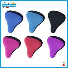 strongaroetrtn Selim De Bicicleta 3D Macio Capa De Assento Ciclismo Almofada Silicone Respirável Sela Confortável br