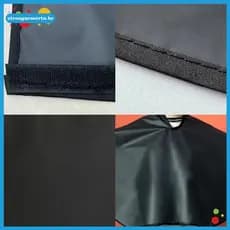 strongaroetrtn Capa De Corte De Cabelo Pro Salão De Cabeleireiro Vestido De Pano Barbeiro Bla Avental À Prova D'água Cap