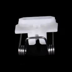 Tesoura Elétrica De Beleza , Pinça De Plástico Para Cabelo , Mola De Clipe Sem Frio .