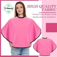 TS Moda Barbeiro Capa De Corte De Cabelo Reutilizável À Prova Dwaterproof Água Tingido Xale Estilo Ferramenta De Salão D