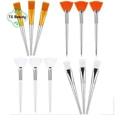 TS FASHION 3/4pcs Pincéis Faciais Práticos De Maquiagem Ferramentas Cosméticas Portáteis Macias .