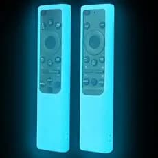 qo Capa De Controle Remoto Macio Silicone Protetor Luminoso À Prova De Choque Para Solar BN59-01385 E 01358D br