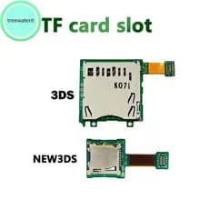 treewaterit 1 Peça Acessórios Para Console De Jogos Peças De Reposição 3DS/Novo Slot Cartão 3DS Soet TF Placa Leitor De