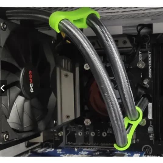Watercooler Guia Liso Mangueiras de 10mm - 2 unidades