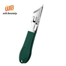 W-Beauty Prego Boca Inclinada Anti Respingo Cortador De Unhas Apontado Grande Diagonal Afiada Tesoura Para Ranhuras .