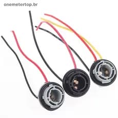 onemetertop 2pcs 1156 1157 Lâmpada Soet BAY15D Suporte Para P21/5W Adaptador Base Conector BR