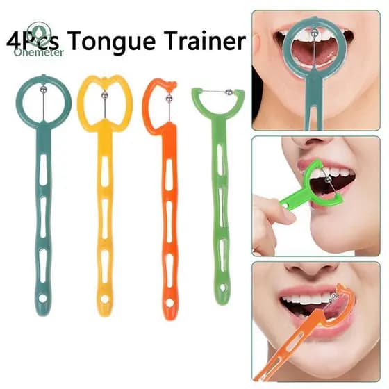 Onem 4 Pçs Crianças Língua Ponta Exercício Para Adultos Terapia De Fala Autismo Reabilitação Sensorial Oral Treinador Mu