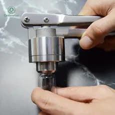 Onem 1 Peça De Aço Inoxidável Manual Crimper Frasco Tampa Selador Para 20mm Alumínio/Plástico Capper Máquina Seladora De