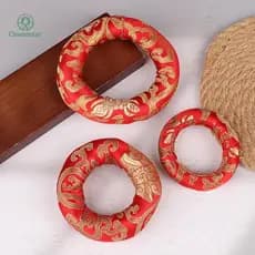 Onem 8/10/12CM Almofada De Seda Vermelha Travesseiro Som Tigela Para Cantar No Nepal Budismo Produtos EN