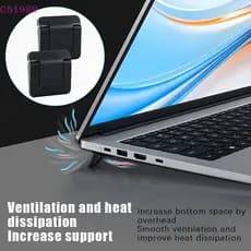 [kaan] 1 Par De Mini Pernas Para Notebook , Ferramentas De Suporte De Base ABS , Laptop , Radiador Teclado Portátil BR