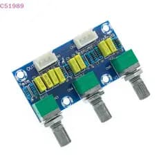 [kaan] Amplificador De Ajuste PCB De Subwoofer XH-M802 Placa Amplificadora De Alta E Baixa Tensão Mixer Tone Board Contr