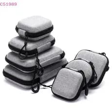 [kaan] Estojo Portátil Para Fone De Ouvido À Prova De Choque , Bolsa Armazenamento De , Acessórios Cartão De Memória , C