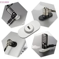 [kaan] Notebook Laptop Lo Cabo De Segurança PC Proteção Anti-Roubo Tablet Hole Base BR