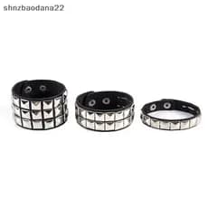 [Shnzd] Pulseira De Rebite Exclusiva Com Punho Largo Punk Gótico Rock Unissex Joias Masculinas EMKK
