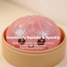 [Shnzd] 1 Peça Jumbo Oversized Rainbow Dumpling Squishy Toy Recuperação Lenta Squeeze Soft Sensory Para Crianças Adultos