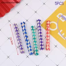 [Shnzd] 5 Pcs Criatividade DIY Armadilhas De Dedo Clássico Natural Chinês Bambu Dedos Armadilha Substituição Popits Tubo
