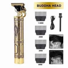 Máquina De Cortar Cabelo Para Barba Masculina Designer Elétrico Profissional
