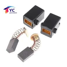 YCBR 1 Par De Escova De Carbono Com Suporte Para Peças Sobressalentes De Furadeira De Impacto TSB1300/5500 .