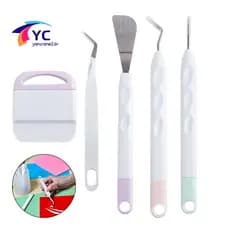 Ferramentas De Capina De Vinil YCBR Com Gancho Weeder Piecing Starter Tool Para Cricut Joy .