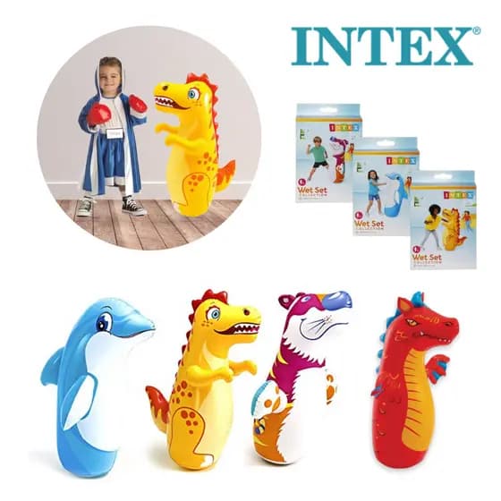 João Bobo Teimoso Bate Volta Infantil 3D Inflável Intex