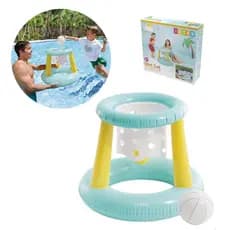 Boia Cesta de Basquete Inflável Flutuante Intex 58504 Para Piscina