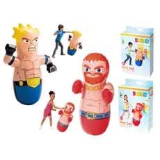 João Bobo Teimoso 3D Inflável Combate Boxeador Intex