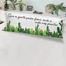 Fronha com Zíper para Travesseiro de Corpo Xuxão 1,25 x 0,45cm