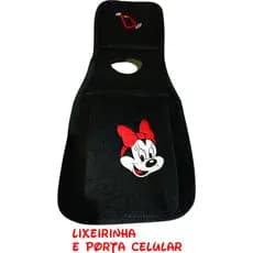 Lixeira pra carro e porta celular com a minnie Bordada personalizamos